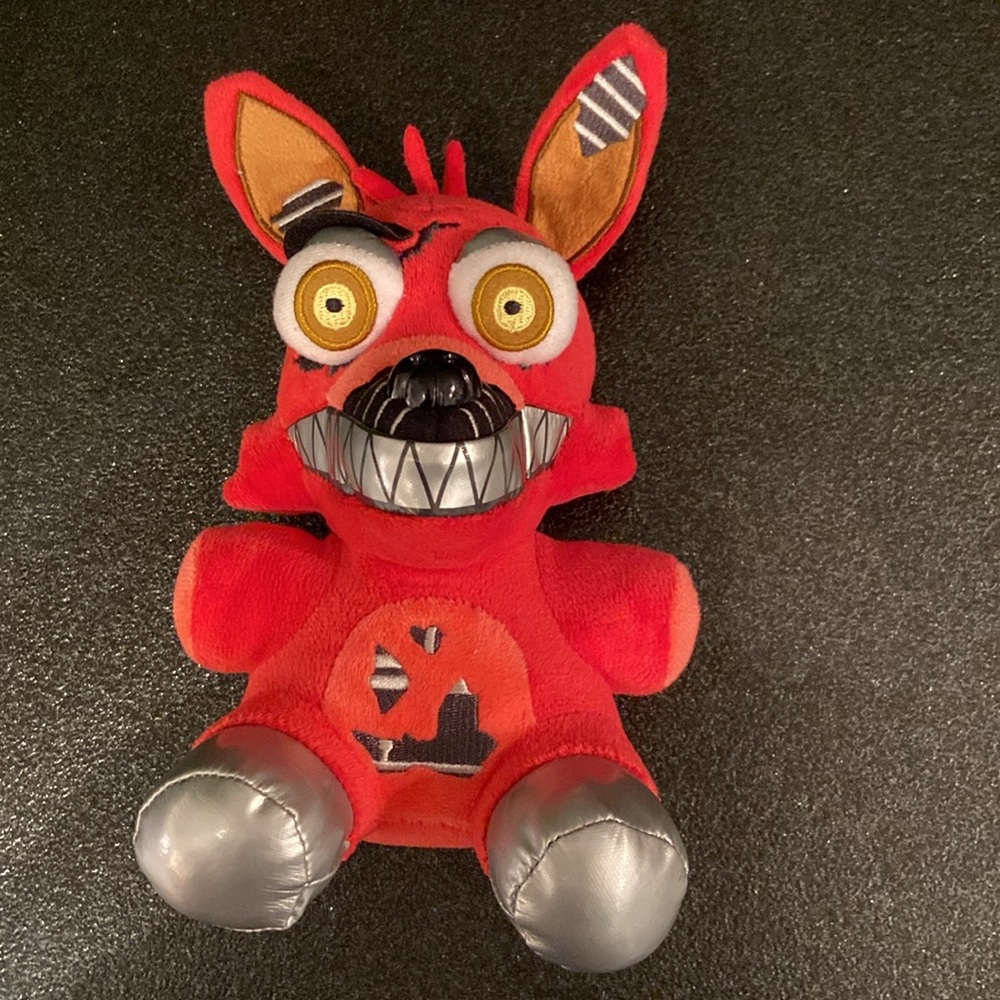 FNAF 2016 five nights at Freddy red Nightmare Foxy plush stuffed toy